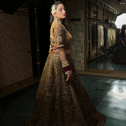 New Contemporary Rajasthani-Inspired Bridal Lehenga