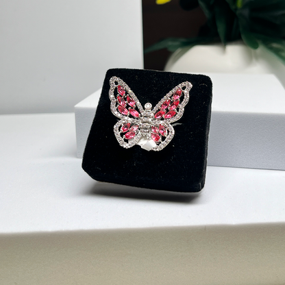 Trendy and Beautiful American Diamond Butterfly Ring