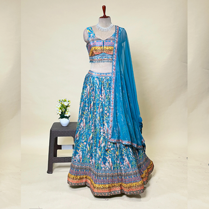 Royal Style Women Silk Lehenga Choli