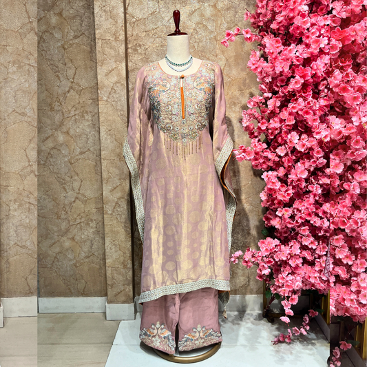 Sangam Women Kaftan Sharara Set