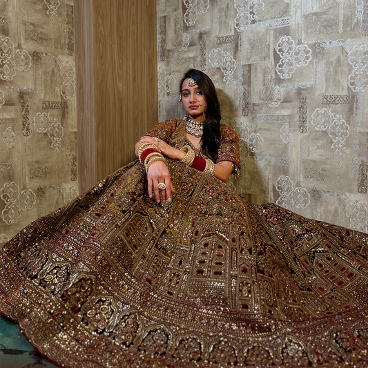 New Contemporary Rajasthani-Inspired Bridal Lehenga