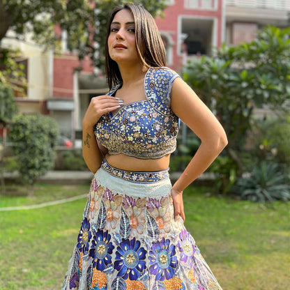 Silk Lehenga Choli.