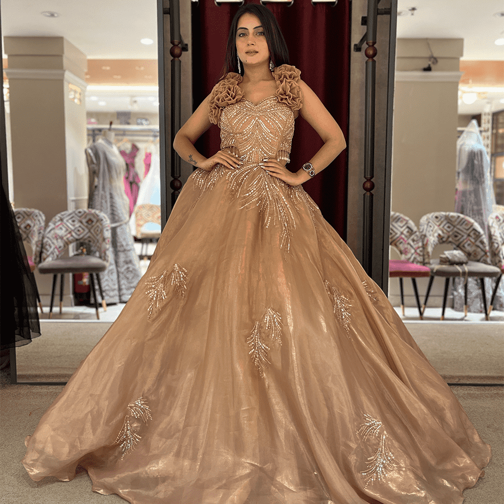 Golden Gown Gown RCM APPARELS PRIVATE LIMITED Golden Gown Gown RCM APPARELS PRIVATE LIMITED