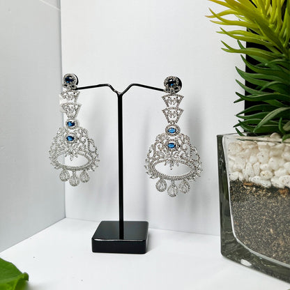 Buy Blue stone AD Earrings