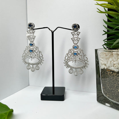 Buy Blue stone AD Earrings