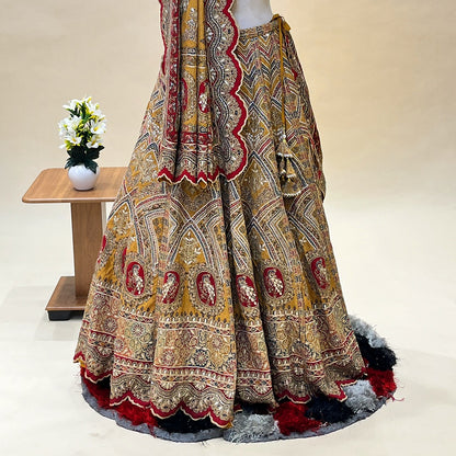 Beautiful Traditional Multi Color Designer Croptop Lehenga